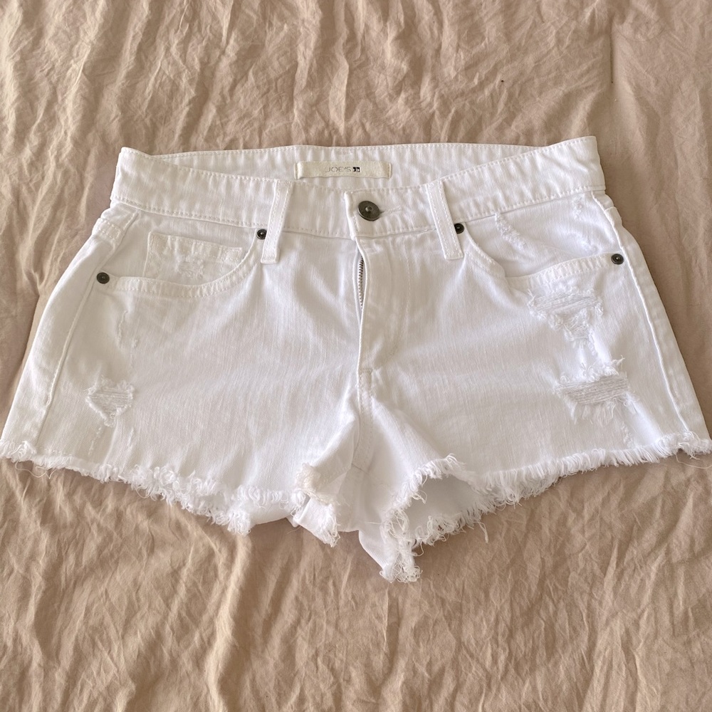 Joe’s White Denim Shorts